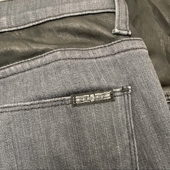 𝅺Hudson Genuine Leather Trim Jeans - Picture 7 of 7